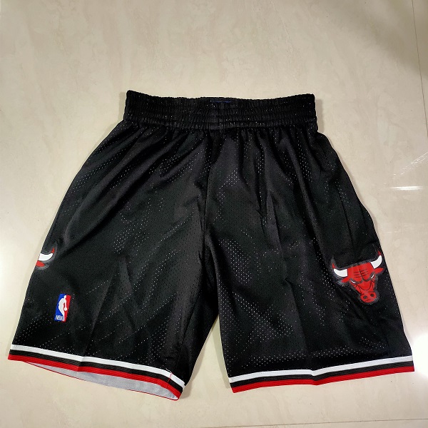 Men NBA Chicago Bulls Black Shorts 0416->chicago bulls->NBA Jersey